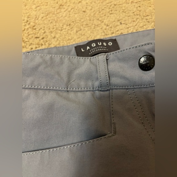 HONEY FULL GRIP GREY I RIDING BREECHES LAGUSO SIZE XS - Picture 8 of 16